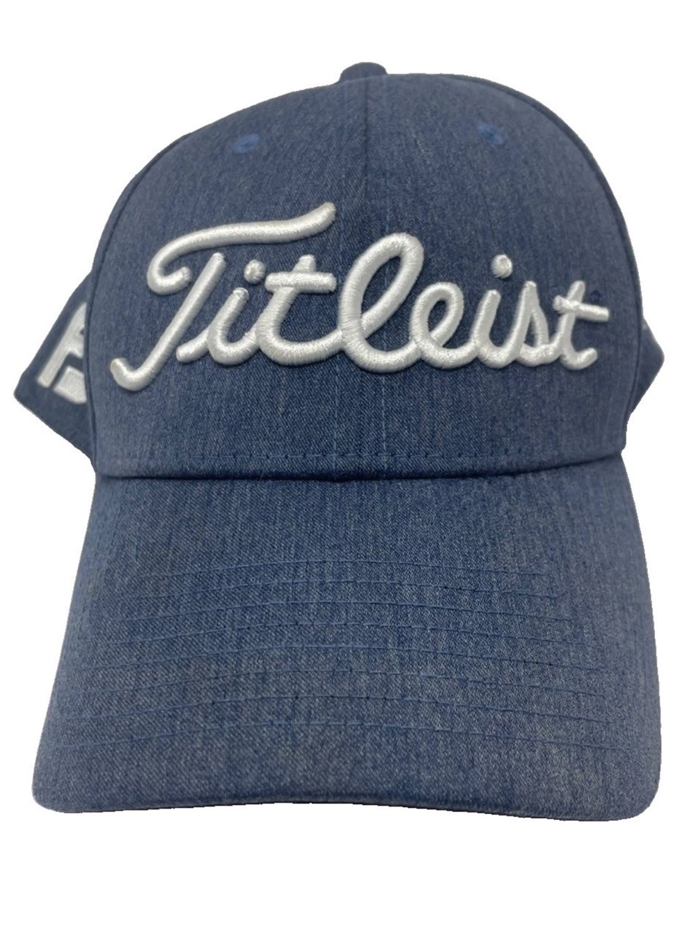 Titleist Pro V1 FootJoy Golf Hat Cap Blue Stretch Fit L/XL Embroidered